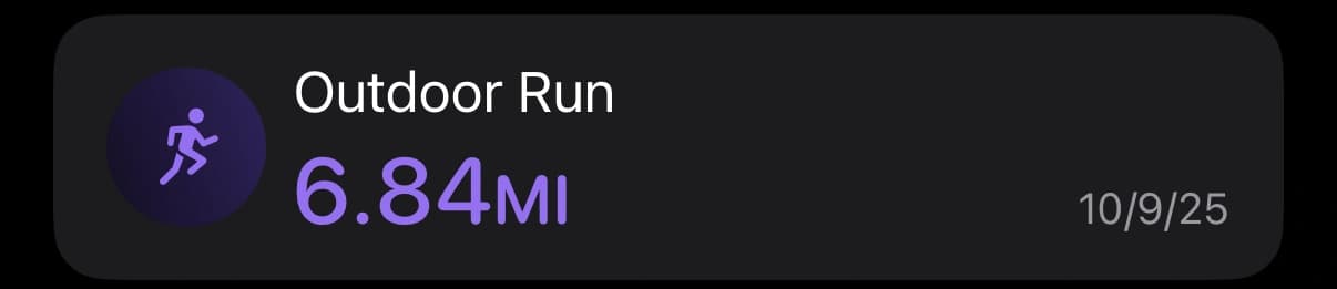 Apple Fitness workout heart rate zones chart and time in zone